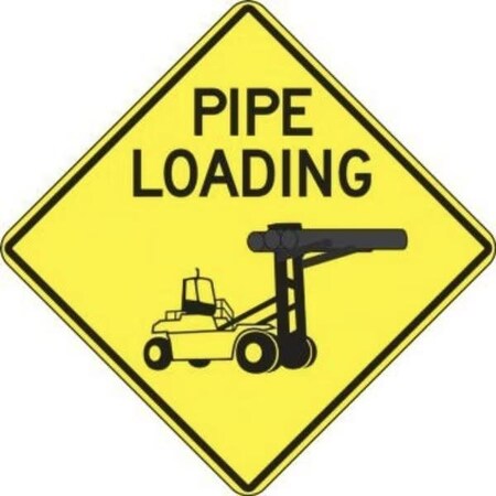 Accuform TRAFFIC SIGN PIPE LOADING 24 in  DIAMOND FRW316RA